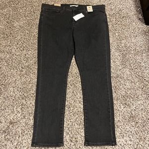 Levi's 311 Shaping Skinny Jeans Black Denim‎ Comfort Stretch Size 34x30